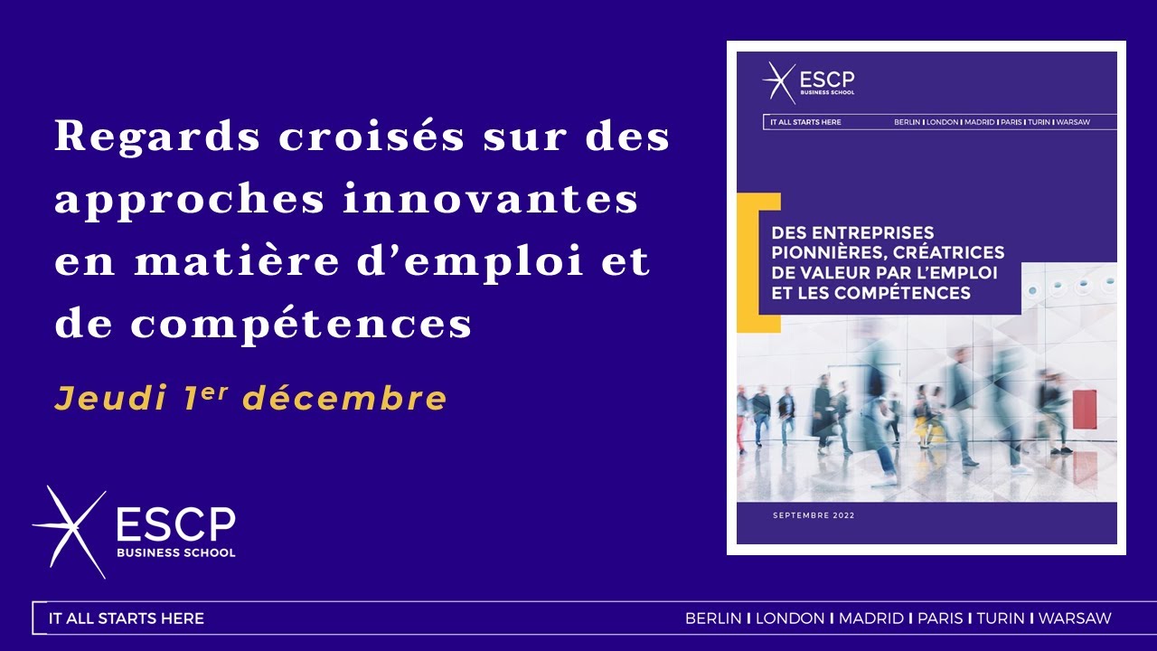 Table Ronde "Regards croisés sur des approches innovantes en matière d’emploi et de compétences