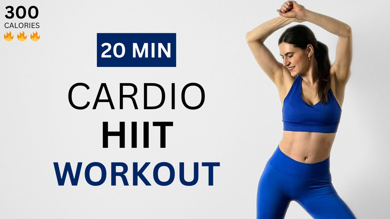20 Min HIIT Workout For Women At Home | Cardio Workout | No Equipment ...