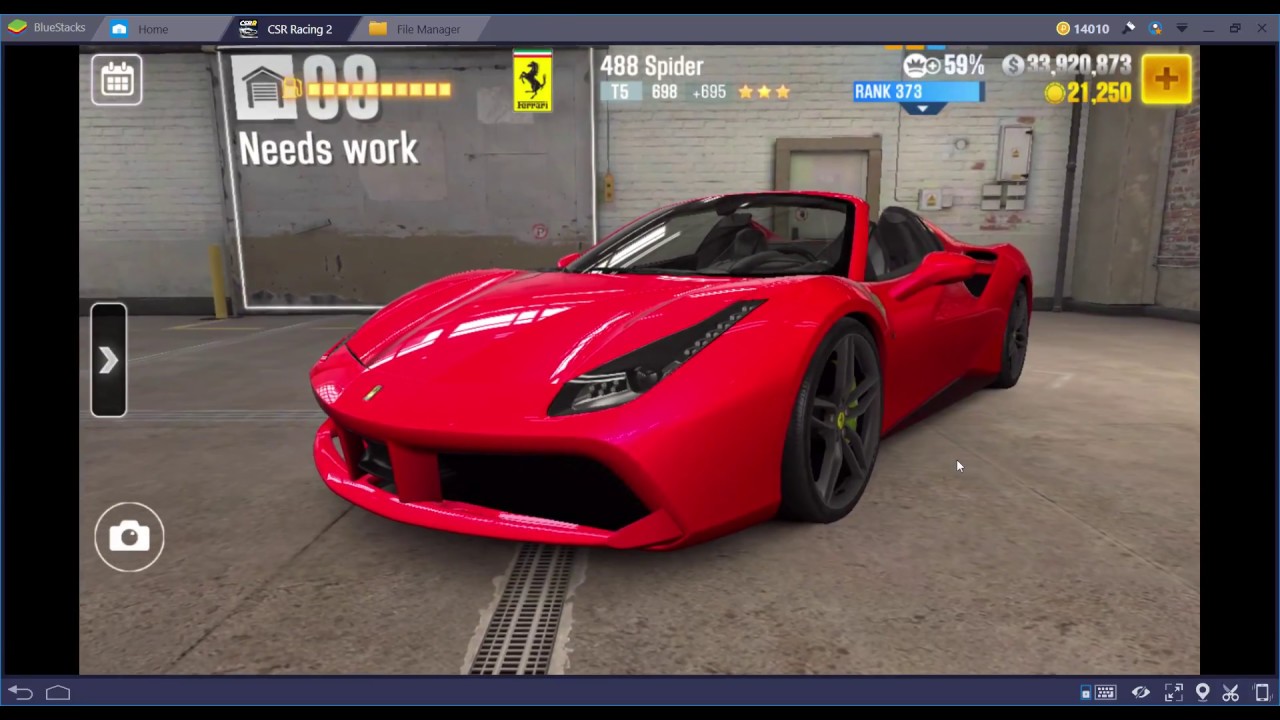 Csr2 Ferrari 488 Spyder Stage 5 Only Live Racing Dyno Beating Setup And Tune