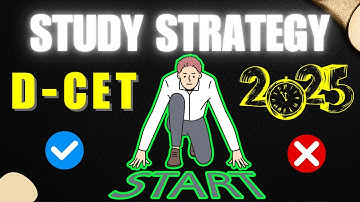 D-CET 2025 | The Ultimate study paln | TTT Academy