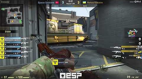 XANTARES   3 AK HS kills on the bombsite A defense