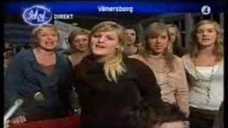 Agnes - Idol 2005 finalen scenintervju #2