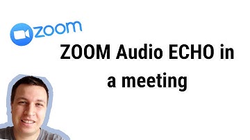 ZOOM Audio ECHO in a meeting - what to do?