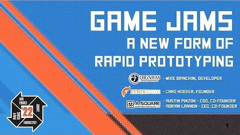 Tech Grove Connect – Game Jams: A New Tool for Rapid Prototyping MS&T Solution