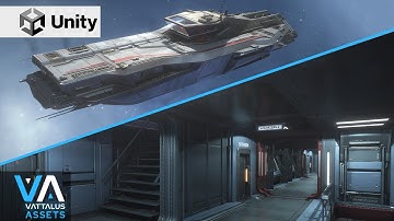 Fenris Frigate: Spaceship With Interior - Demo | Unity Asset Store