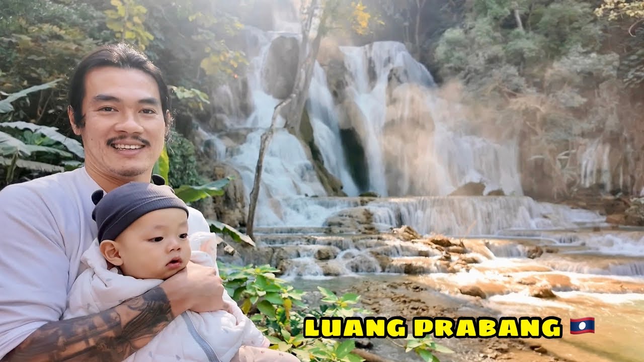 Trở lại Lào sau 11 tháng tới thác Kuang Si hùng vĩ - thưởng thức ẩm thực đường phố Luang Prabang