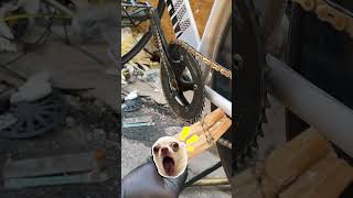 Test độ đàn hồi xích xe đạp fixed gear cực căng và thú vị #xedap #xedaponline #bike #cycling