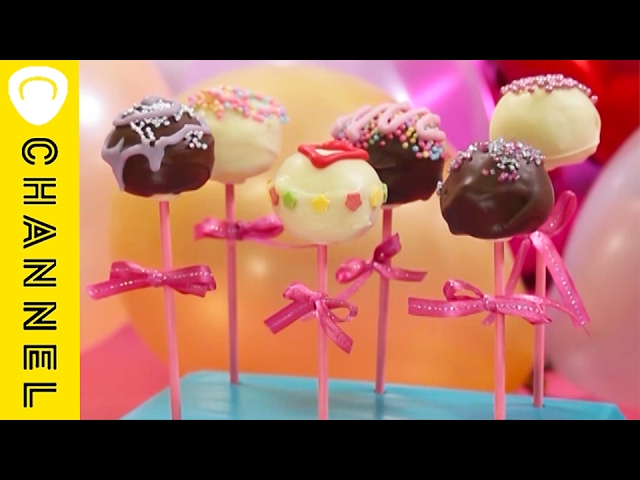 ロールケーキでケーキポップ How To Make Cake Pop Balls Youtube