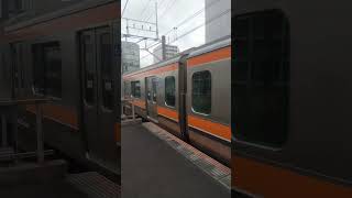 【潮見駅】武蔵野線・京葉線直通列車（JR東日本E231系電車）府中本町行の到着（東京都江東区）Musashino Keiyo Line Shiomi Station Tokyo JAPAN TRAIN