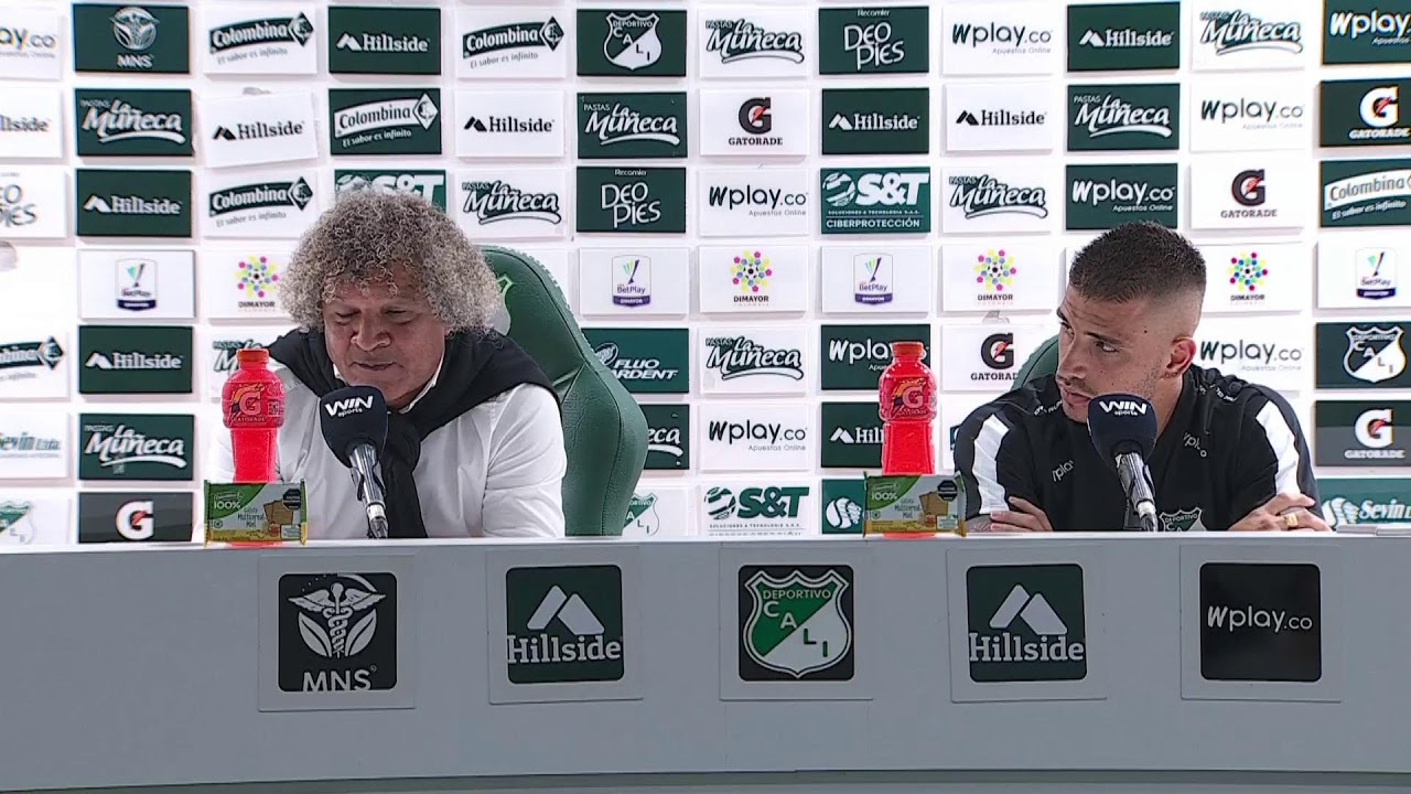 Rueda de prensa de Cali tras su partido con Pasto