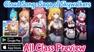 Cloud Song : Saga of Skywalkers - All Class Preview MMORPG | Android/IOS screenshot 2