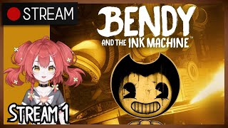 🔴Playing Bendy and the Ink Machine! Chapters 1, 2 & 3!