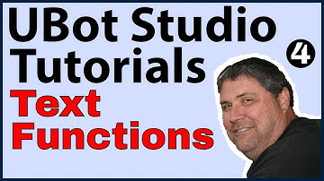 Ubot Studio Tutorial Text Functions - Part 4