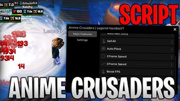 [RELEASE] Anime Crusaders Best Script Auto Farm, Auto Place & Infinite Gems Roblox 2025