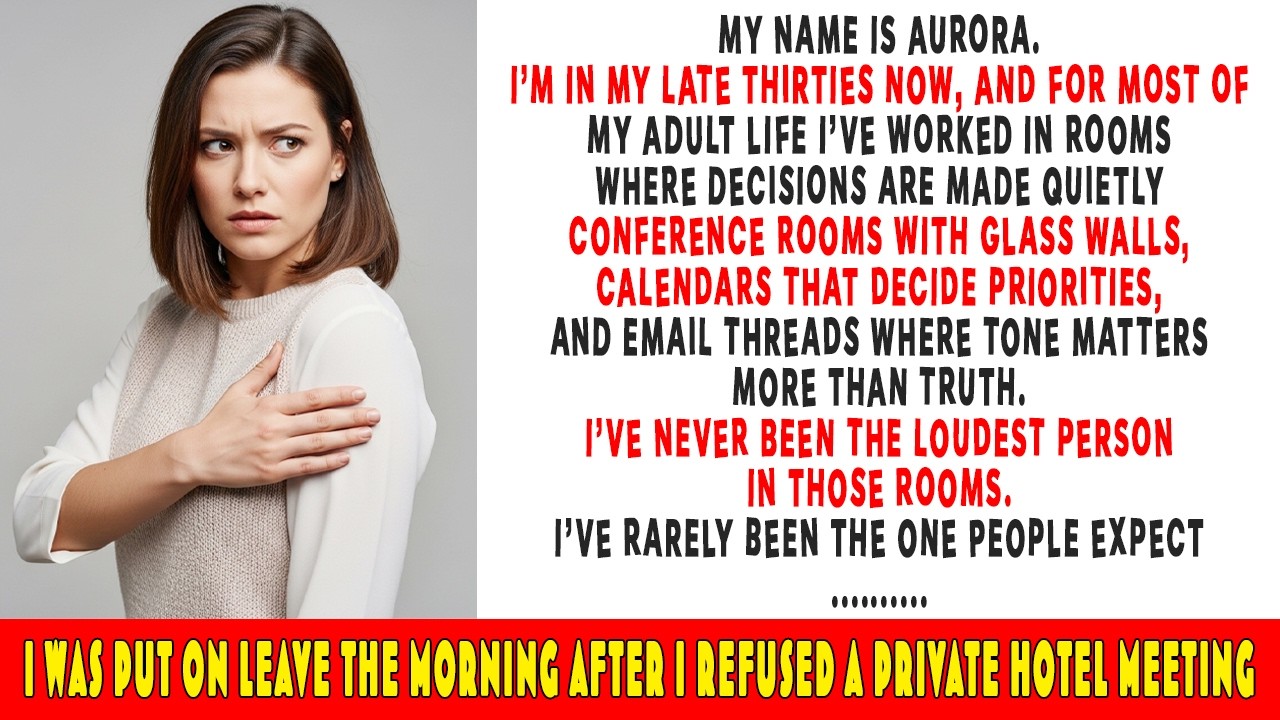 My Boss Scheduled a Private Hotel Meeting — I Said No, Then Everything Changed