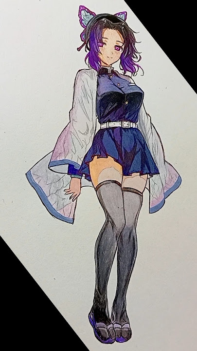 Anime girl 😍 shinobu 🎀 / demon slayer hashira #demonslayer #shinobu #anime