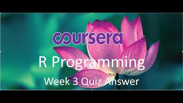 R Programming - Coursera - Week 3 Quiz Answer