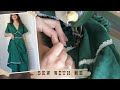 Making A Cottage Goddess Dress 🧵🌼 Drape & Sew With Me