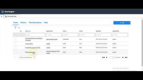 Flow Designer Part - 1 (Kingston Release - Flow Designer/ Action Designer/ Integration Hub)