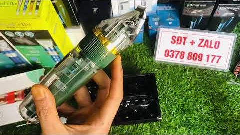 Tông Đơ Hớt Tóc Kemei K18 – Tông Đơ Cắt Tóc Chuyên Nghiệp Full Đèn Led Báo Pin 