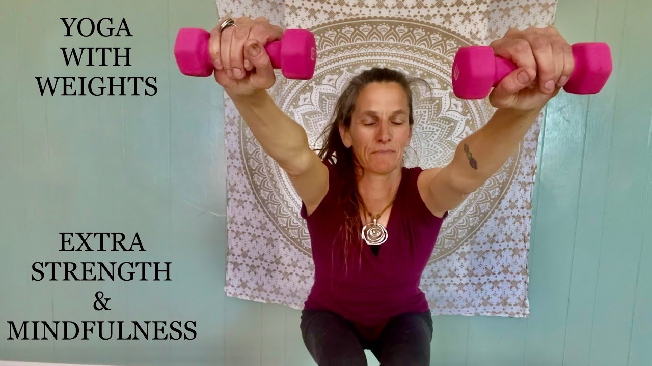 Yoga with weights YouTube