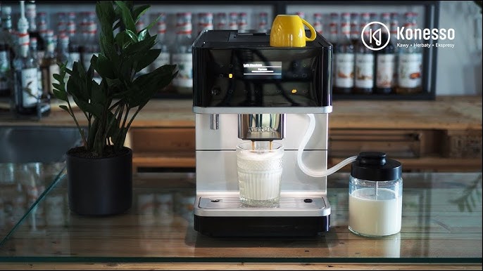 Miele CM 6160 MilkPerfection - Cafetera automática con Wifi y máquina de  café expreso, color blanco loto, molinillo y espumador de leche
