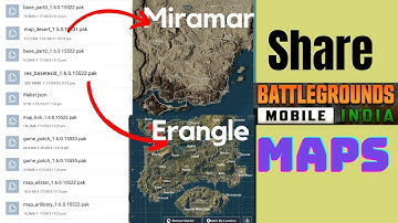 How to share maps and resources in bgmi || How to share map file in bgmi