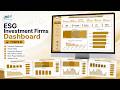 ESG Investment Firms Dashboard in Power BI