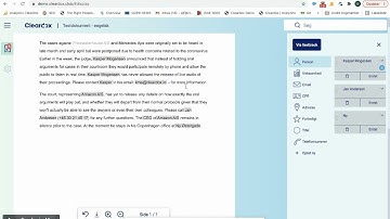 Cleardox redaction software tool - how to find personal data