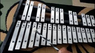 NOT LAGU MANUK DADALI VERSI MARCHINGBELL 🎶 @rahhamusicadrumband 🇮🇩