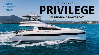 World's Nicest Privilege Power Catamaran  Euphoria 5 Guananhani