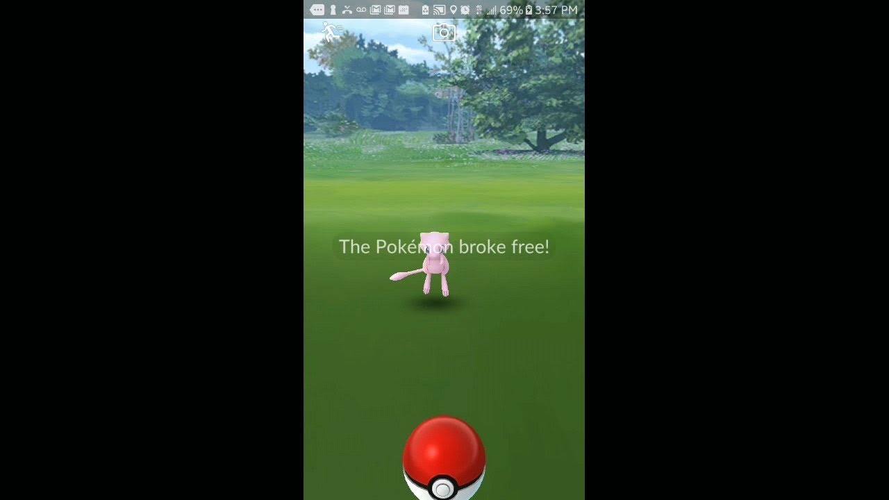 What Happens When You Catch Mew In Pokemon Go Without Ar Mode Youtube