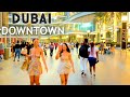 DUBAI Beautiful Evening Walk |4K| Dubai Downtown, Burj Khalifa,  Dubai Mall 2022 🇦🇪