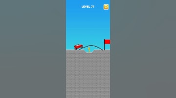 Draw Bridge Puzzle Level 77 #shorts 💖Subscribe💖