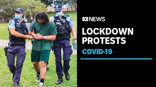 Anti-lockdown protesters clash in Melbourne and Sydney | ABC News