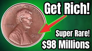 1988 Lincoln Penny Worth 680 Million - Rare Coin Value