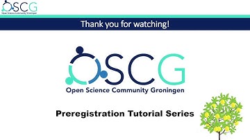 Preregistration tutorial: introduction