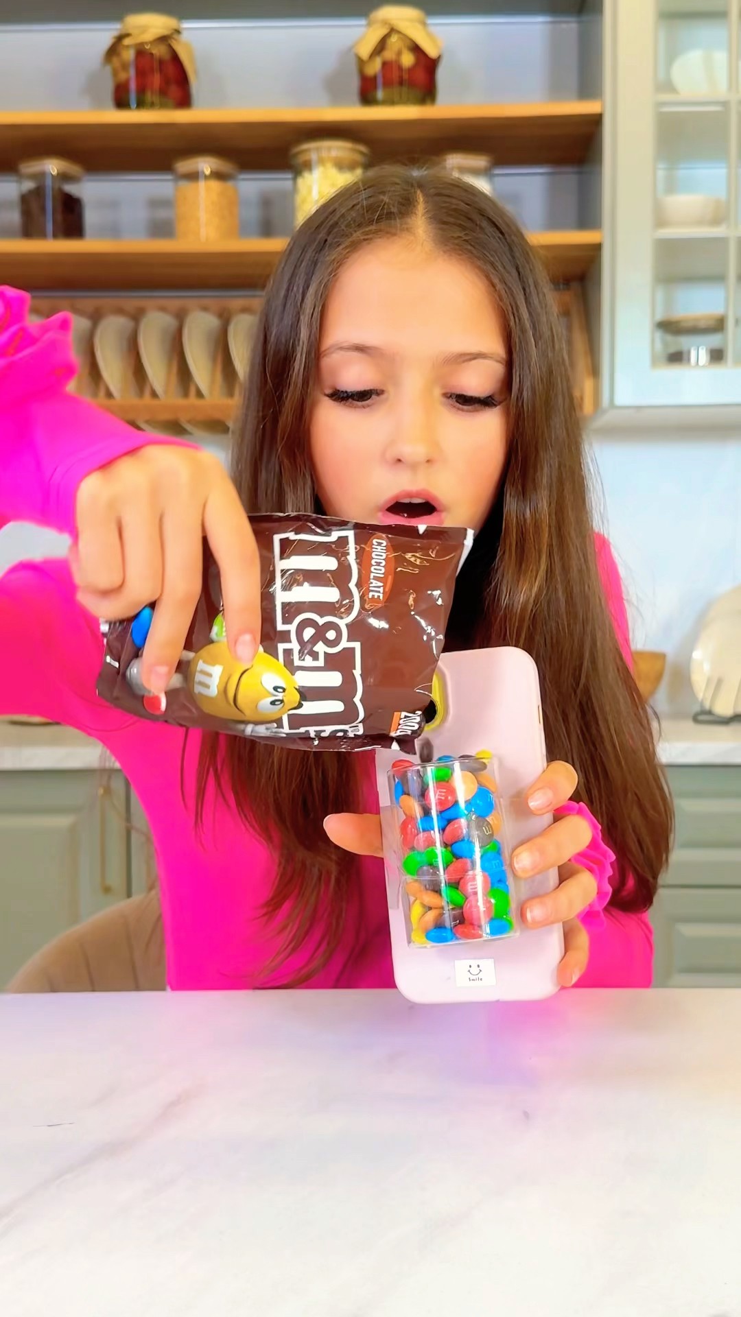 The Candy Factory Hidden in My Phone! ? HER REACTION  ? @_miss_tais_