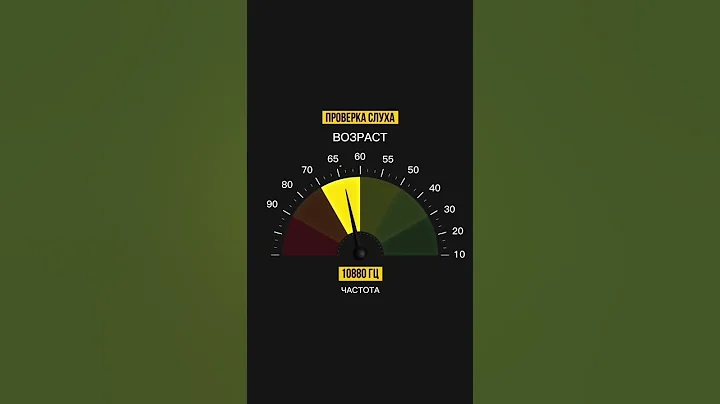 FIND OUT HOW OLD YOUR EARS ARE 👂😱 (hearing test) ✨ #shorts #facts #test #hearing #interesting