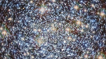 Globular star cluster Messier 9 by Hubble Space Telescope