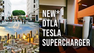 Tesla Supercharger Review DTLA Alameda Street Supercharger The Row