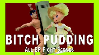 All B*tch Pudding Fight Scenes | Robot Chicken | Compilation