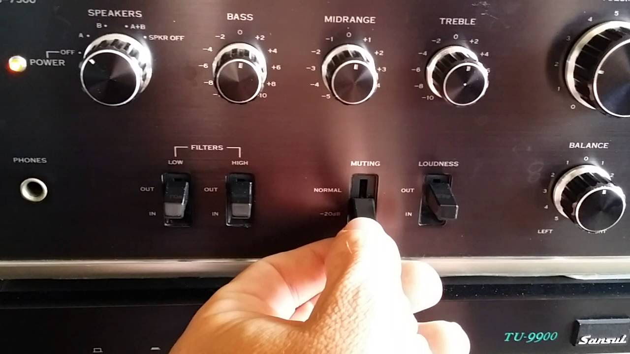 ampサンスイ　AU-7500 SANSUI AU-7500 | Stereo Integrated Amplifier Manual Pre