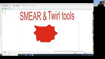 SMEAR & TWIRL TOOLS IN COREL DRAW