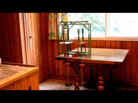 Meccano Simple Twin Pendulum Harmonograph by Les Pook