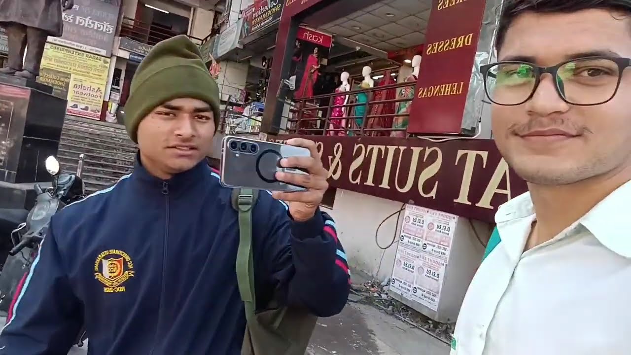 Dincharya Day-62. Juniors ke sath vaartalaap after the NCC exam 😊.