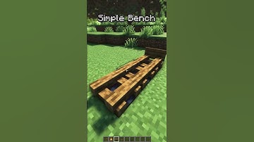 Minecraft: Simple Small Bench