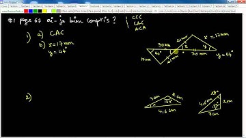 Secondaire 4 CST Québec : Exercice 1 ai-je bien compris page 67 (Triangles isométriques)