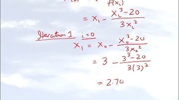Chapter 03.04: Lesson: Newton Raphson Method: Example