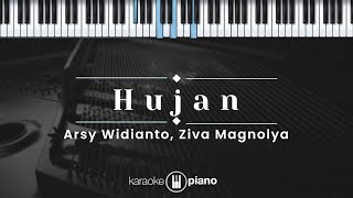 Hujan - Arsy Widianto, Ziva Magnolya (KARAOKE PIANO)